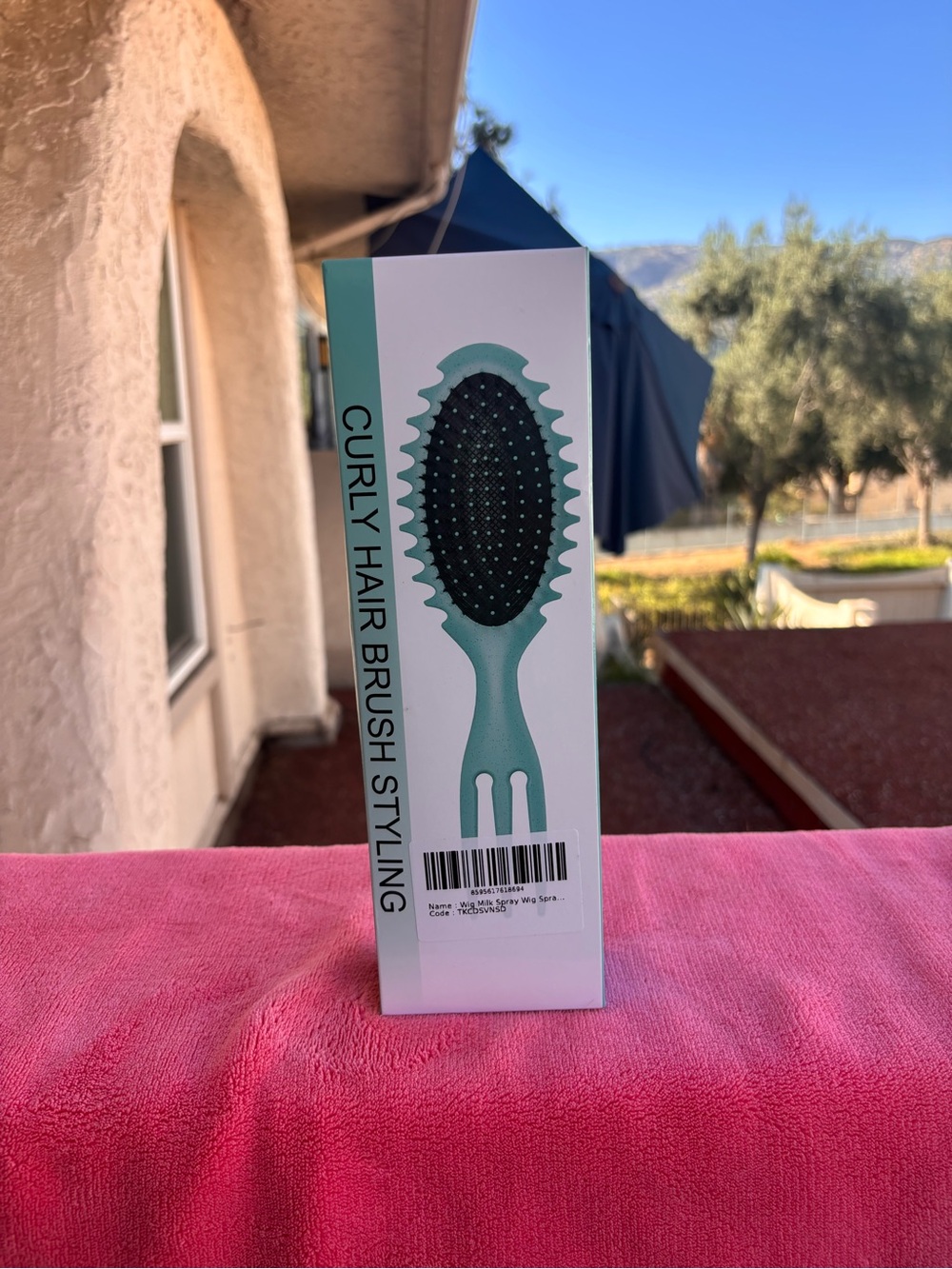 Curly Hair Styling Brush Curl Defining Detangling Brush for Wavy Curly Hair